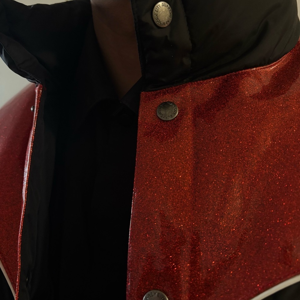 Supreme Glitter Yoke Down Puffer Jacket - Picture 3 of 7
